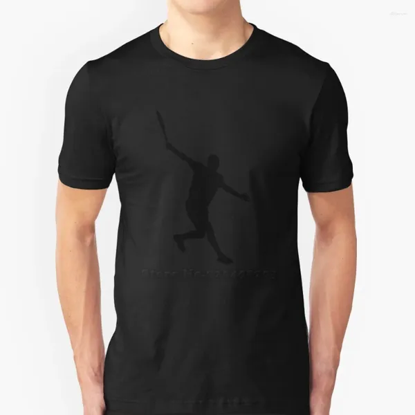 T-shirts pour hommes Stan Wawrinka Revers Silhouette Été Belle Conception Hip Hop T-Shirts Hauts Tennis Minimal