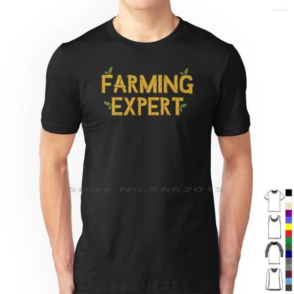 T-shirts pour hommes Stardew Valley Inspiré du jeu vidéo Chemise d'expert en agriculture Cotton Farm