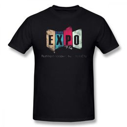 Heren t-shirts Stark Industries t-shirt expo 74 t-shirt man schattige tee grafische katoenen korte mouw mode oversize t-shirtmen's