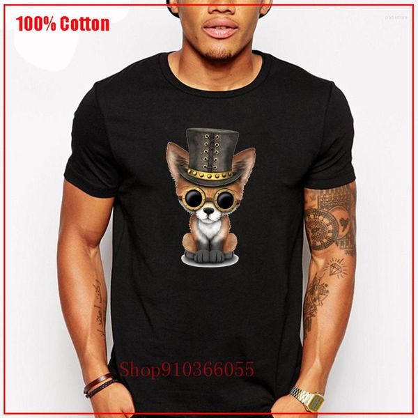 T-shirts pour hommes Steampunk bébé T-shirt rouge pur coton doux confort T-shirts imprimés jeune homme chemisier col rond personnalisé manches courtes