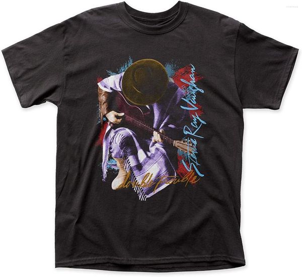 T-shirts pour hommes Stevie Ray Vaughan In Step T-shirt adulte (moyen) noir Streetwear chemise drôle