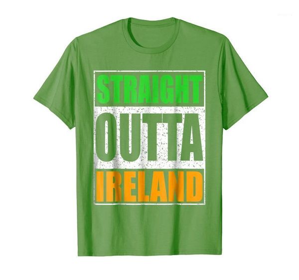 T-shirts pour hommes Straight Outta Ireland T-shirt Chemise cadeau patriotique