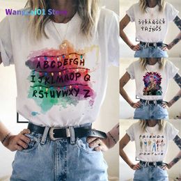 T-shirts hommes Stranger Things 3 T-shirt Harajuku Streetwear Femmes Hip Hop T-shirt surdimensionné Hommes Camisetas T-shirts graphiques à manches courtes Kpop 0225H23