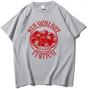 Camisetas para hombre Strawberry Festival Eleven's Shirt Ropa Tops Camisetas Camiseta
