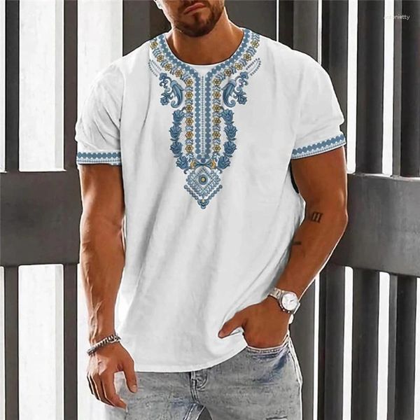 T-shirt à manches courtes pour hommes, tendance de rue, imprimé en 3D, transfrontalier, décontracté, ample, Style sportif