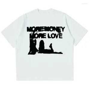 T-shirts pour hommes Streetwear Hip Hop Lettre imprimé Y2K Vêtements HARAJUKU VOL