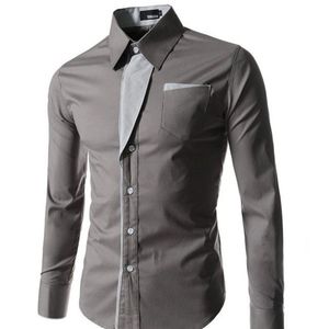 Camisetas para hombres Camisa ajustada a rayas con botones Camisa con botones de un solo pecho Camisas y blusas de lujo social de manga larga para hombres Ropa 230703