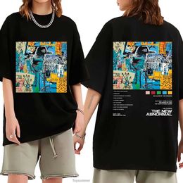 T-shirts masculins T-shirt T-shirt nouvel album anormal Mens Mens Fashion Street Clothing Cotton Womens Summer Harajuku Extra Large Q240515