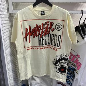 Camisetas para hombre Studios Records, camiseta de manga corta, camiseta Y2k de gran tamaño