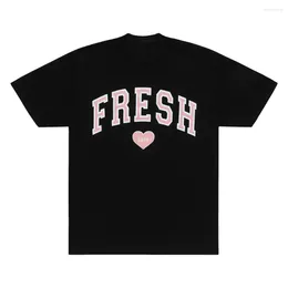 T-shirts pour hommes Sturniolo Triplets Fresh Love Varsity T-shirt Crewneck T-shirt à manches courtes Harajuku Streetwear Femmes Hommes Vêtements de mode