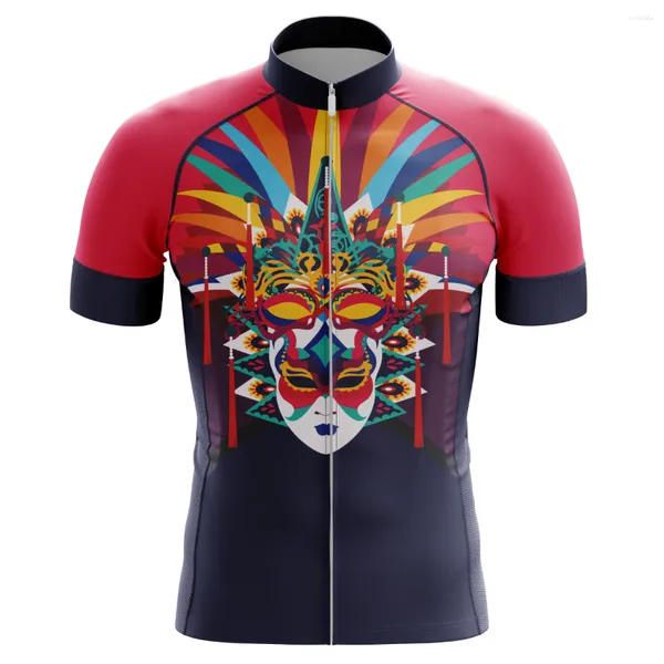 Camisetas para hombre, ropa de ciclismo de manga corta con estilo para Italia, Jersey antisudor para bicicleta, ropa deportiva para exteriores, ropa de montar novedosa