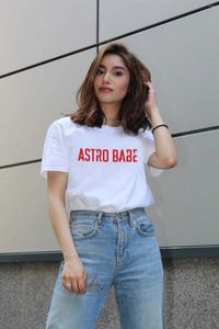 T-shirts pour hommes Sugarbaby Astro Babe Funny Graphic Shirt Hipster esthétique Tee Coton Summer Cotton Gift Friends Drop