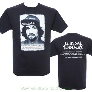 T-shirts pour hommes Suicidal Tendencies Charlie T-shirt sous licence officielle S M L Xl 2Xl Fashion Arrival SimpleMen's