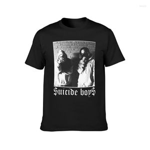 Heren T-shirts Suicide Boys T-shirt Celebrity Hip Hop Shirts Crewneck Graphic Cotton Tshirt Basic Premium Kleding Man Big Size