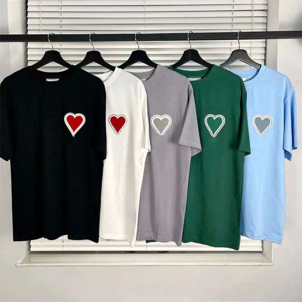 Camisetas para hombres Summer 100% algodón Corea Camiseta Moda de moda Hombres/Mujer Camiseta básica Camiseta Básica Tops Amis 27