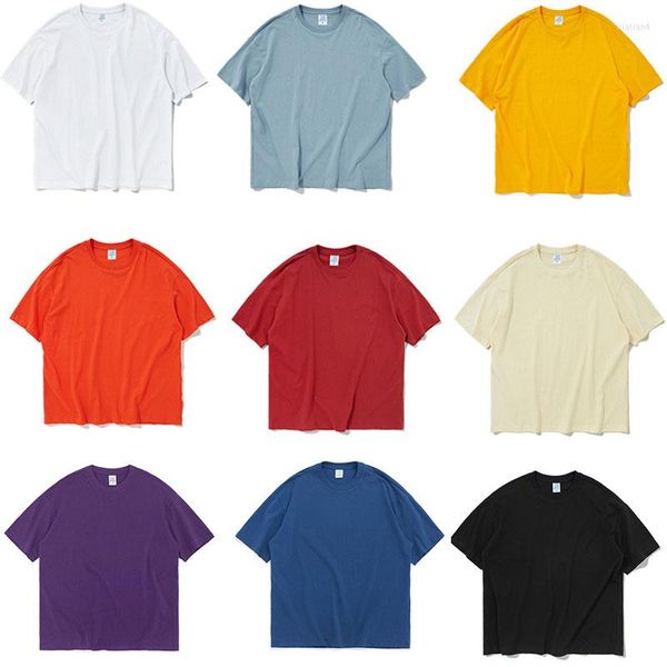 Camisetas de hombre verano 16 camisa blanca suelta sólida hombres mujeres algodón Skateboard Tee ropa informal estilo Hip Hop Boy Skate camiseta azul Tops