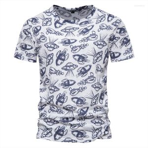 Camisetas de hombre Verano 2023 Camisetas de hombre Jerseys de cuello redondo Moda 3D Impreso Hombres europeos y americanos Deporte Manga corta