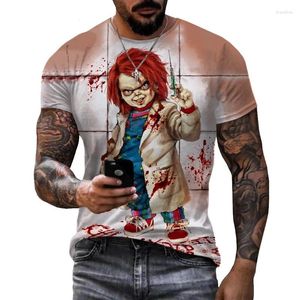 Heren T-shirts Zomer en dameskleding Horrorfilm 