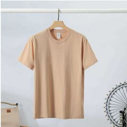 T-shirts pour hommes Summer Brand Designer Tops Coton Mercerisé À Manches Courtes Casual Mode Top Qualité O Cou Chemise Pour Hommes VêtementsHommes