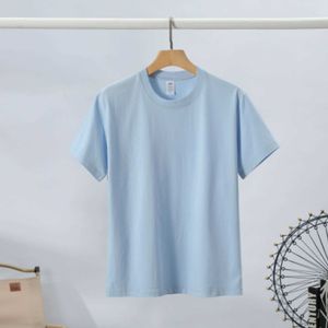 T-shirts pour hommes marque d'été hauts de créateur en coton mercerisé à manches courtes décontracté haut tendance qualité O cou chemise pour hommes