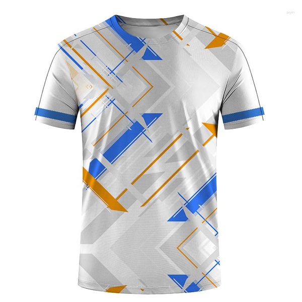 T-shirts pour hommes Vêtements d'été respirants Tennis de plein air T-shirts de sport Décontracté O-cou Survêtement pour femme Surdimensionné Tops à manches courtes
