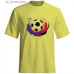 T-shirts pour hommes Été Casual Sports Mode 3D Imprimé Football Crewneck Court Slve Grande Taille T-shirt pour hommes Confortable Lâche Tops à séchage rapide Y240315