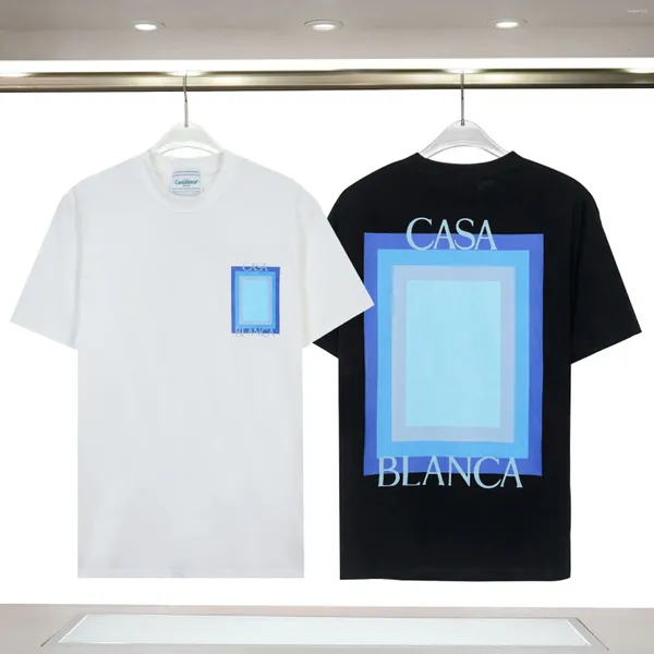 Camisetas para hombres Cocina de coco de verano Camiseta impresa para hombres y mujeres Negro Blanco Algodón corto de manga corta