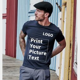 Men s t shirts zomer diy casual korte mouwen shirts print origineel ontwerp 100 katoen mode hoogwaardige tops tee 220722