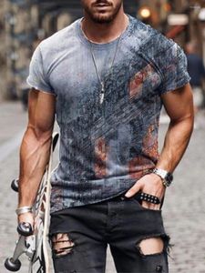 T-shirts pour hommes Mode d'été 3D Imprimer manches courtes Hommes Chemise Street Style Oversize Mâle Croix Motif Hip Hop Vêtements Unisexe Tees