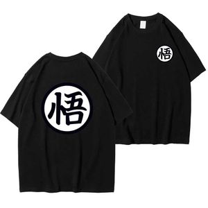 T-shirts masculins anime de mode d'été goku cosplay t-shirt coton court slve t oversize décontracté t-shirts hommes harajuku femmes tops y2k vêtements y240429