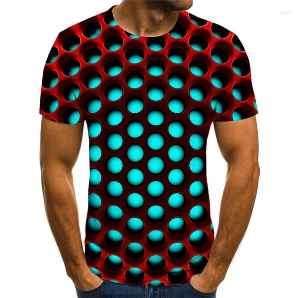 Camisetas para hombre Moda de verano Camiseta de origen divertido Impreso en 3D Personalidad Tendencia Ropa de calle Creativa Cuello redondo Camisetas de manga corta Tops