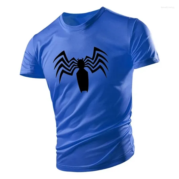 Camisetas para Hombre Moda de Verano Patrón de Insectos Camiseta Impresa Personalidad Informal Correr Camiseta Suelta de Manga Corta Hip Hop Ropa de Calle
