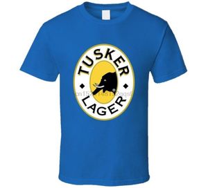 T-shirts pour hommes T-shirts d'été pour hommes Tusker Lager Beer Elephant Alchohol Shirt Tops Tees CottonMen's
