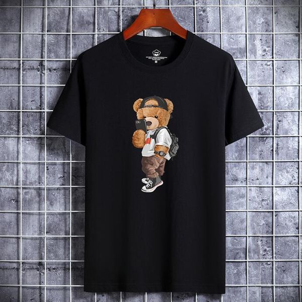 T-shirts masculins Summer Funny Bear Harajuku Brand de luxe Tshirt For Hommes T-shirt à manches courtes T-T-T-T-