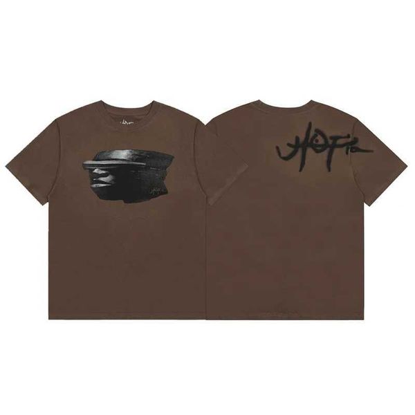 T-shirts pour hommes Summer Hot Vente Cactus Jack T-shirt de haute qualité coton Mens Street Hip Hop Rap Utopia T-shirt à manches courtes Top J240316