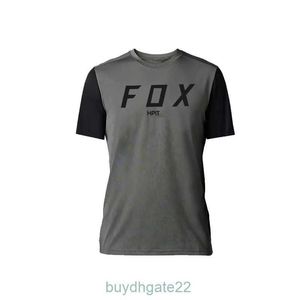 T-shirts pour hommes Été À Manches Longues Hommes Évacuant L'humidité Printemps Chemise De Sport Cyclisme Tissu Réduction De Vitesse Fox Mesh 4FVC