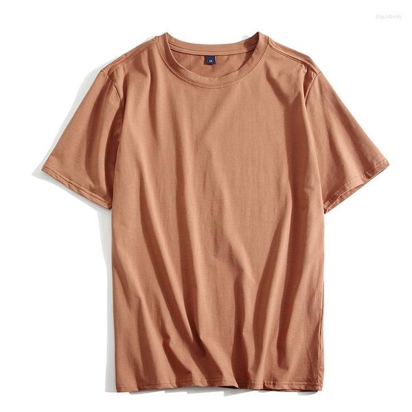 Camisetas para hombres Fabricantes de verano Camiseta de algodón para hombres Cuello redondo Manga corta en blanco Tamaño grande Mi elección de cuerpo