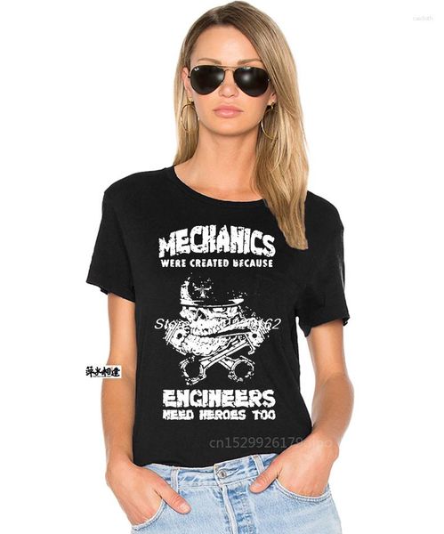 Mecánica de verano de camisetas para hombres porque las camisetas ingenieras bien elegidas necesitan héroes camiseta geek camiseta de talla grande camisetas