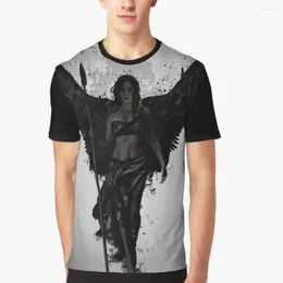 T-shirts pour hommes T-shirt d'été pour hommes Personnalité de la rue Style démoniaque Anchor Print Vêtements 3D Large Top Horror Casual Loose Pullover