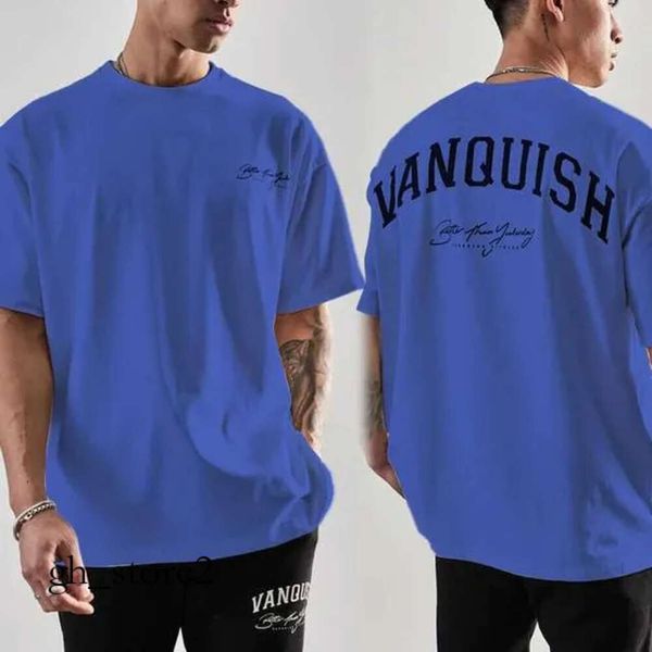 T-shirts pour hommes Été Hommes Mode Coton T-shirt Vanquish Tops Tees Mâle Casual Y2K O-Cou Vêtements Femmes Manches Courtes Harajuku Streetwear 388