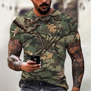 T-shirts pour hommes été hommes grande taille T-shirt militaire grande taille ample à manches courtes camouflage militaire Sports de plein air loisirs travail T-shirt court 230619
