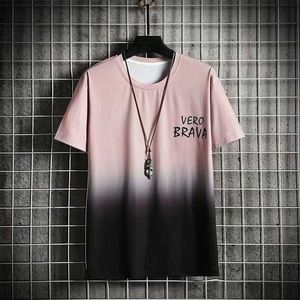 T-shirts pour hommes Été T-shirts pour hommes Hip Hop Streetwear Dégradé graphique Tops Tees Hommes Casual Harajuku Vêtements pour hommes T-shirt à manches courtes Hommes Y2302