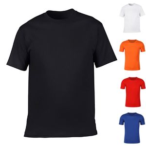 Heren t-shirts Summer Men Women Sport Solid Quick Drying Gym Running Short Sleeve Top mannelijk Breadabele Basis eenvoudig 230217