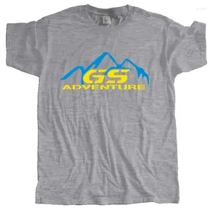 Camisetas para hombres Summer para hombres Camiseta negra Men Casual Tee Fan Adventure para R 1100 1150 1200 GS GSA Conductor Camiseta de algodón