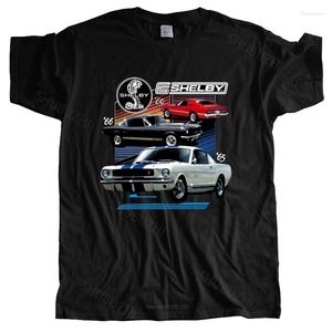 T-shirts pour hommes été hommes T-shirt noir sous licence Shelby Cars Muscle GT350 Shubuzhi marque T-shirt coton T-shirt hommes t-shirts