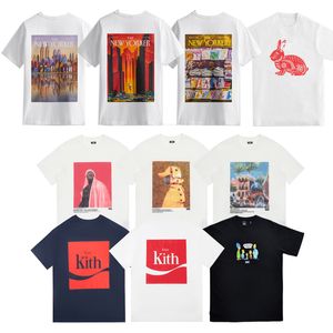 Camisetas para hombres Tendencias de diseñador de diseño para hombres Tendencias Rabbit Papbit Cortting Cuella redonda Camiseta de algodón de algodón de algodón