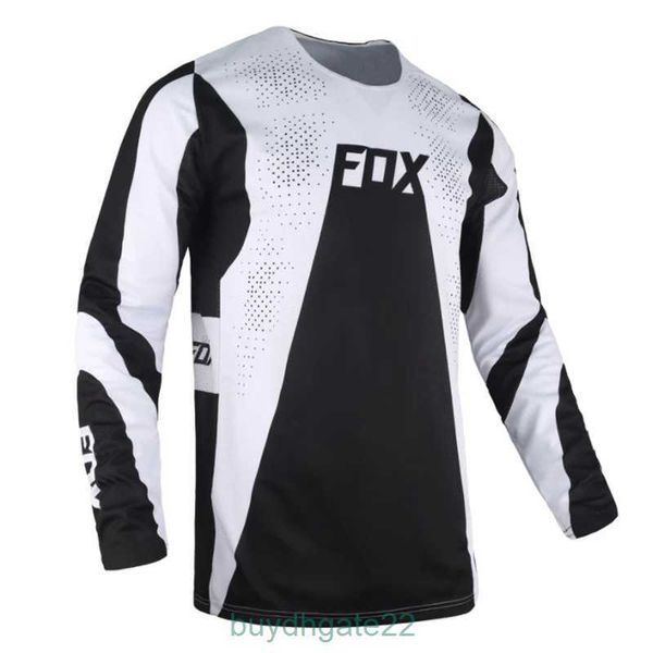 Camisetas para hombres Verano para hombre Fox Secado rápido Transpirable Camiseta de descenso Uniforme de bicicleta de montaña Sudadera al aire libre 6O77
