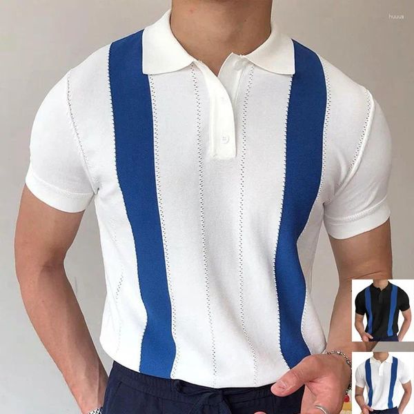 Camisetas para hombre, Polo de verano para hombre, camiseta informal de manga corta de negocios de alta calidad, camiseta informal MY991