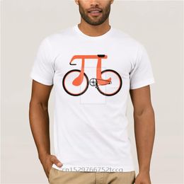 Heren t shirts zomerheren shirt grappige pi cycle fiets wiskunde jurk mode trend