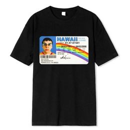 Camisetas para hombres Camiseta para hombre de verano McLovin Id Id Card Superbad Geek Camiseta impresa Fashion Street Camiseta de gran tamaño de gran tamaño